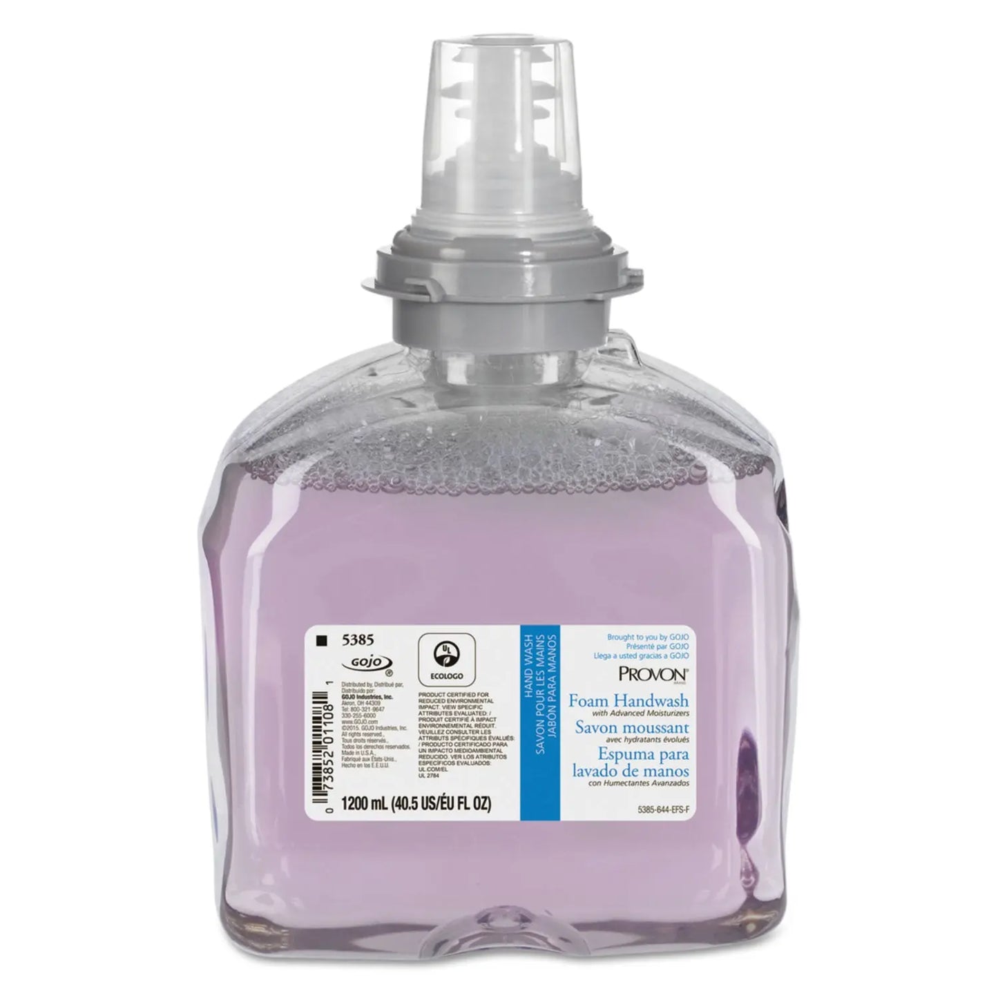 GOJ538502 Foaming Handwash with Advanced Moisturizers Refill, Refreshing Cranberry Scent, 1,200 mL, 2/Carton PROVON