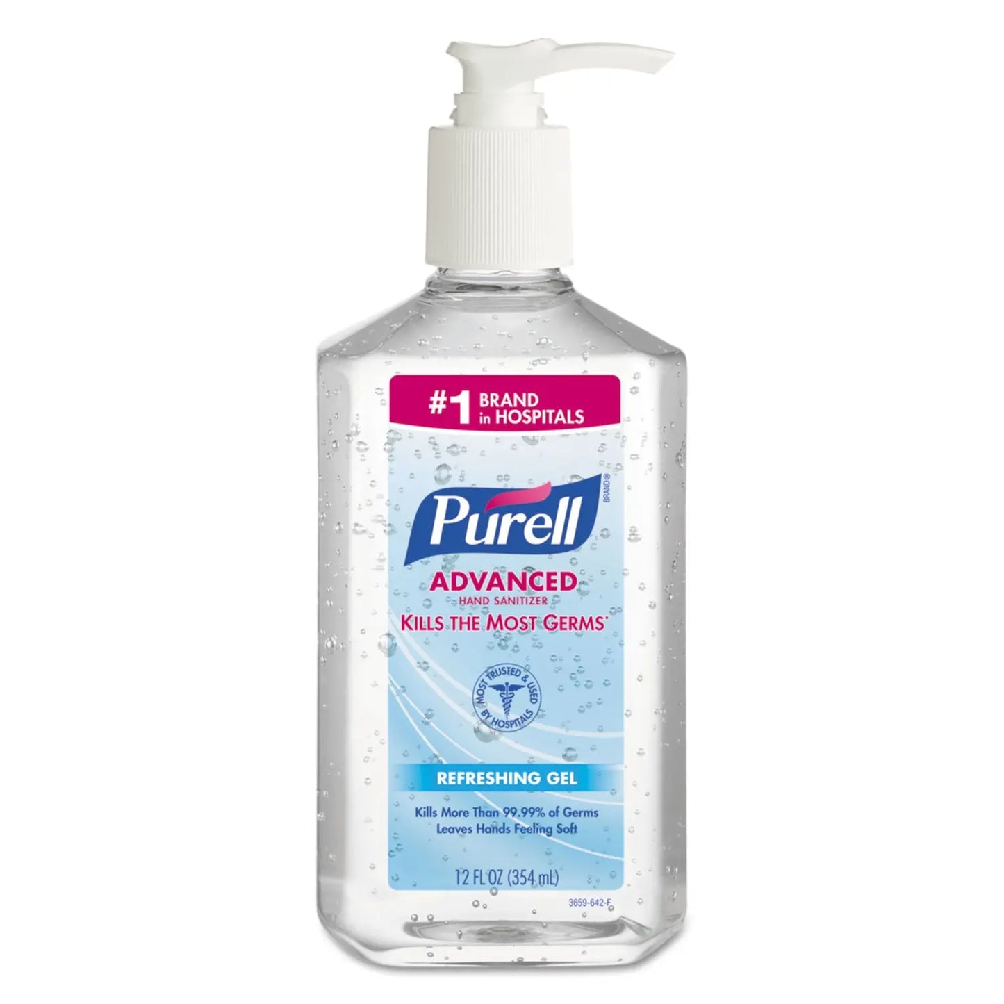 GOJ365912EA Advanced Hand Sanitizer Refreshing Gel, 12 oz Pump Bottle, Clean Scent PURELL