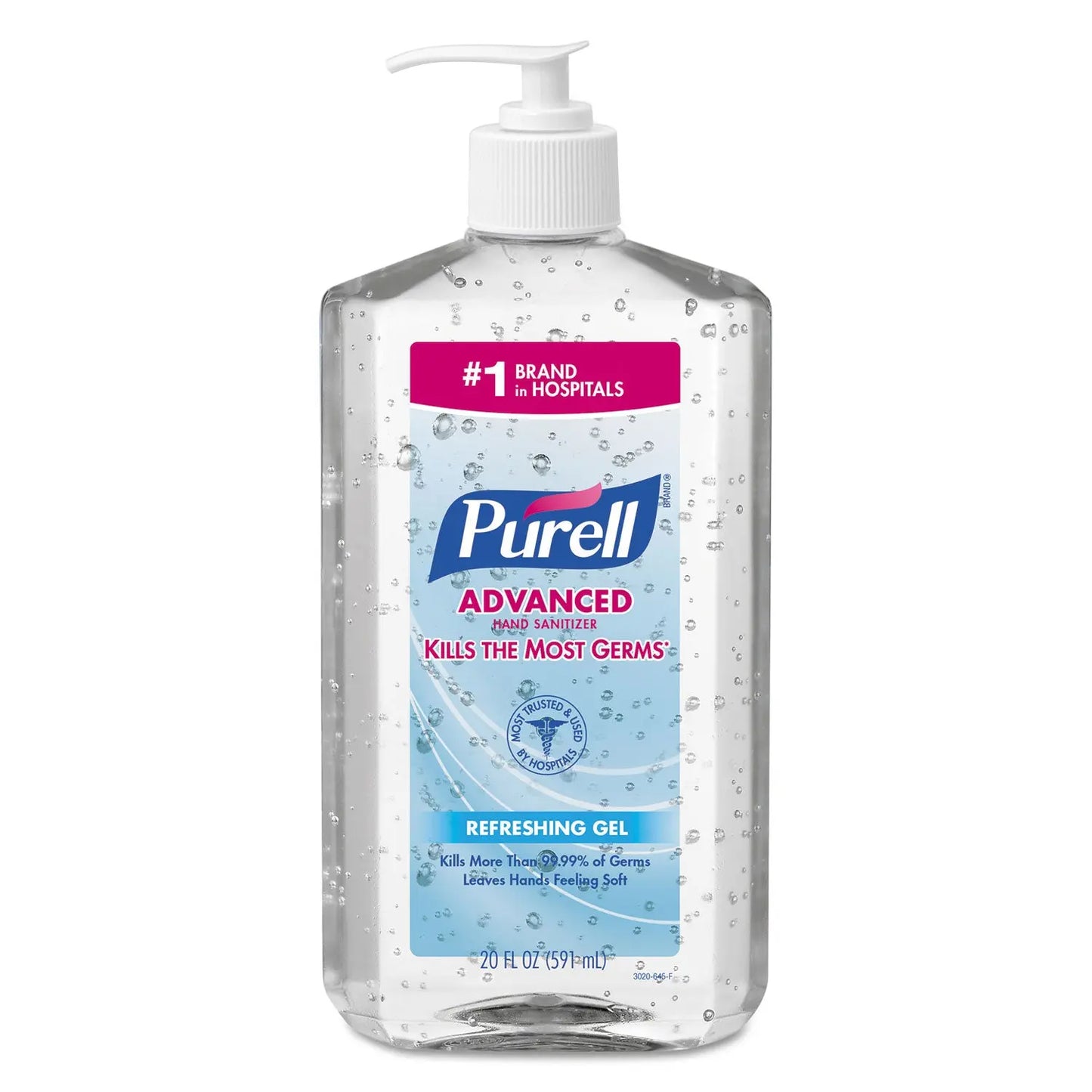 GOJ302312EA Advanced Hand Sanitizer Refreshing Gel, 20 oz Pump Bottle, Clean Scent PURELL