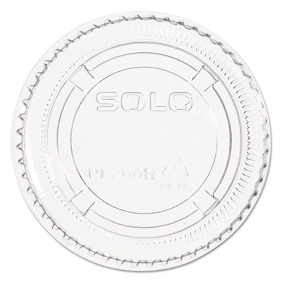 DCCPL200N Portion/Souffle Cup Lids, Fits 1.5 oz to 2.5 oz Portion Cups, Plastic, Clear, 2,500/Carton DART
