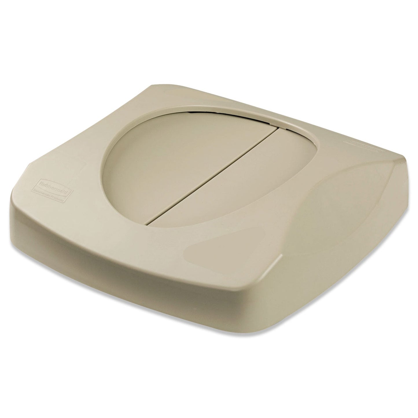 RCP268988BG Swing Top Lid For Untouchable Recycling Center, 16" Square, Beige RUBBERMAID COMMERCIAL PROD.