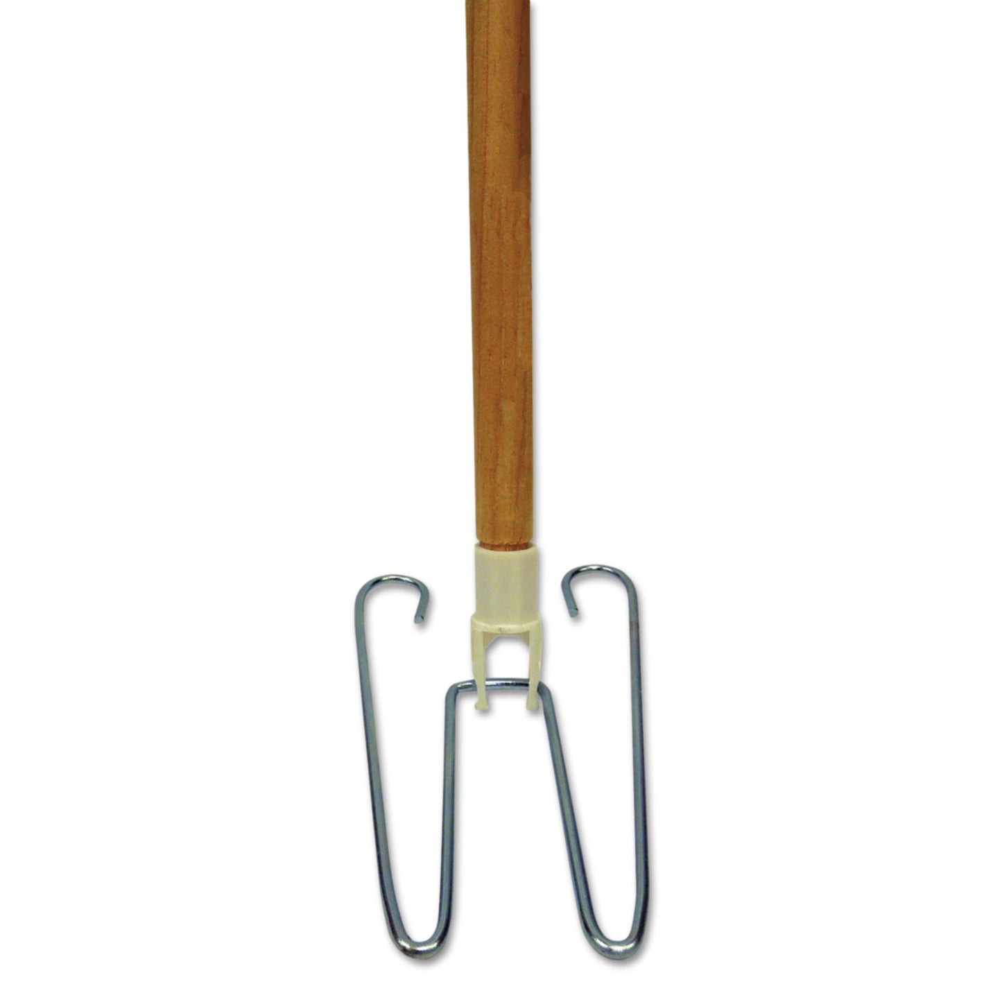 BWK1492 Wedge Dust Mop Head Frame/Lacquered Wood Handle, 0.94" dia x 48" Length, Natural