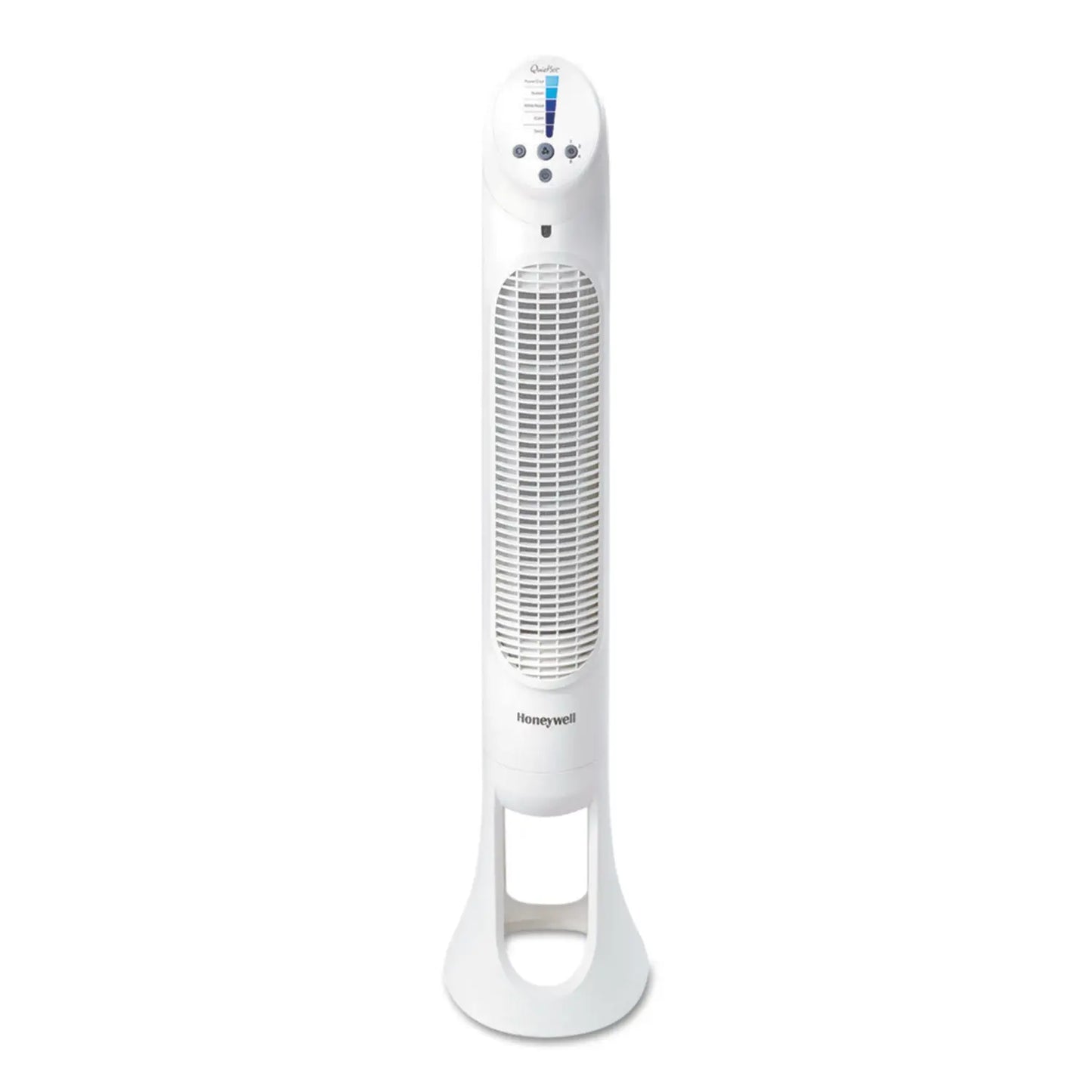 HWLHYF260 Quietset Whole Room Tower Fan, White, 5 Speed Honeywell