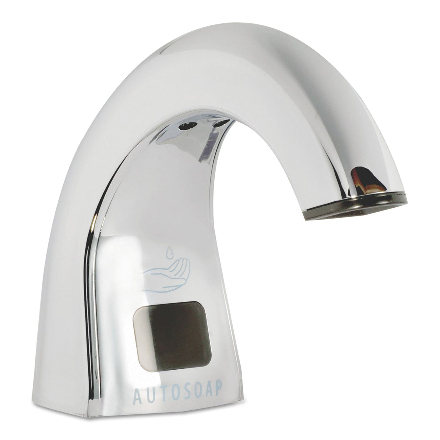 RCP402073 One Shot Soap Dispenser - Touch Free, Liquid, 1.9 X 5.5 X 4, Polished Chrome RUBBERMAID COMMERCIAL PROD.