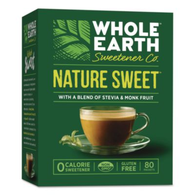 EQL00139 Nature Sweet Sweetener, 2 g Packet, 80/Box WHOLE EARTH SWEETENER