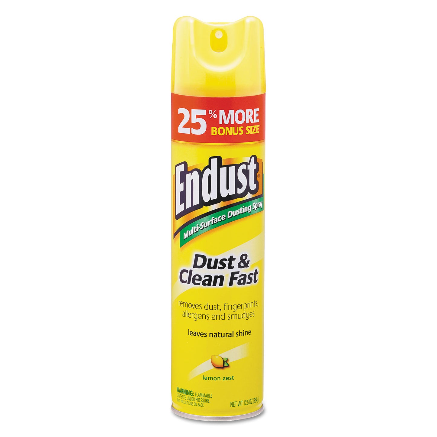 DVOCB508171EA Endust Multi-Surface Dusting And Cleaning Spray, Lemon Zest, 12.5 Oz Aerosol Spray