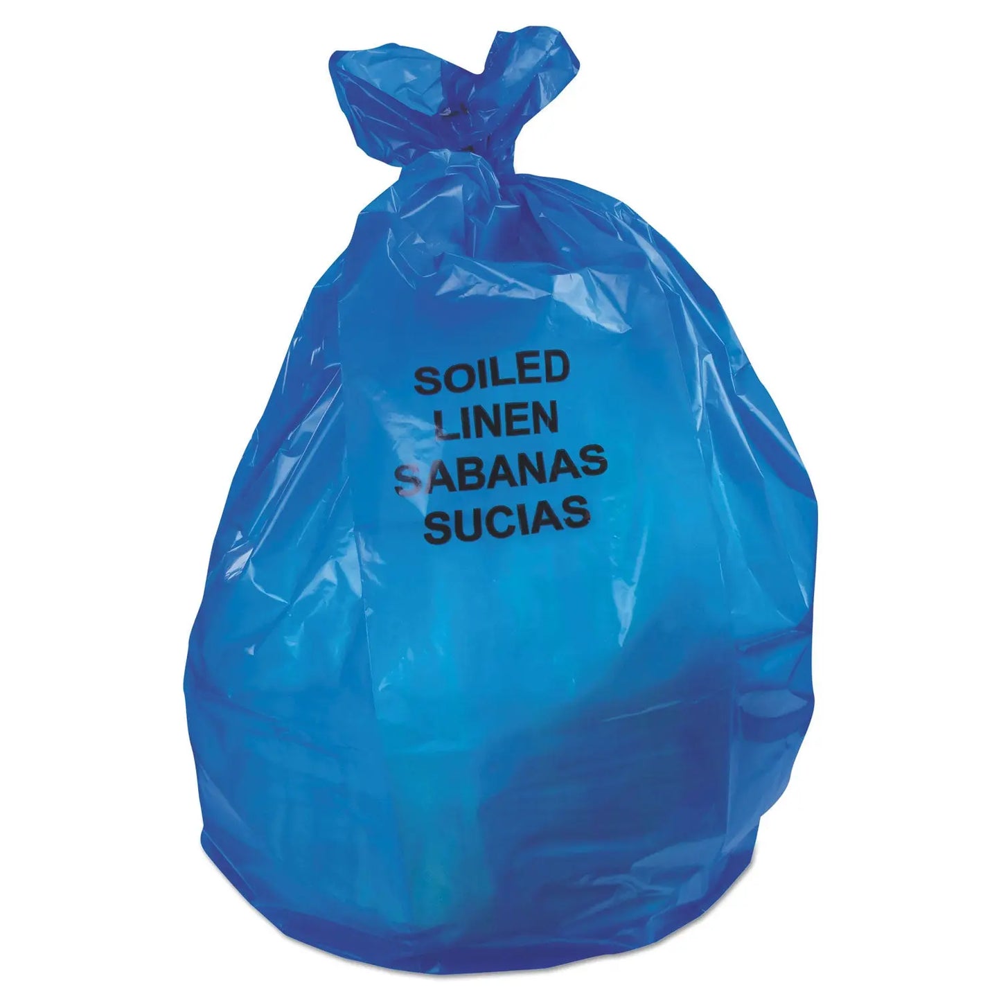 HERB6043PX Linear Low Density Health Care Can Liners, Soiled Linen, 30 gal, 1.3 mil, 30" x 43", Blue, 200/Carton Heritage