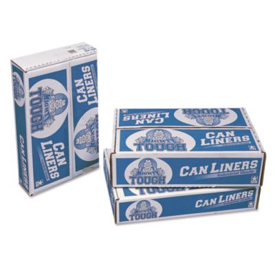 PITMT371XW Linear Low Density Can Liners, 30 gal, 0.75 mil, 30" x 36", White, Interleaved Roll, 200/Carton Pitt Plastics