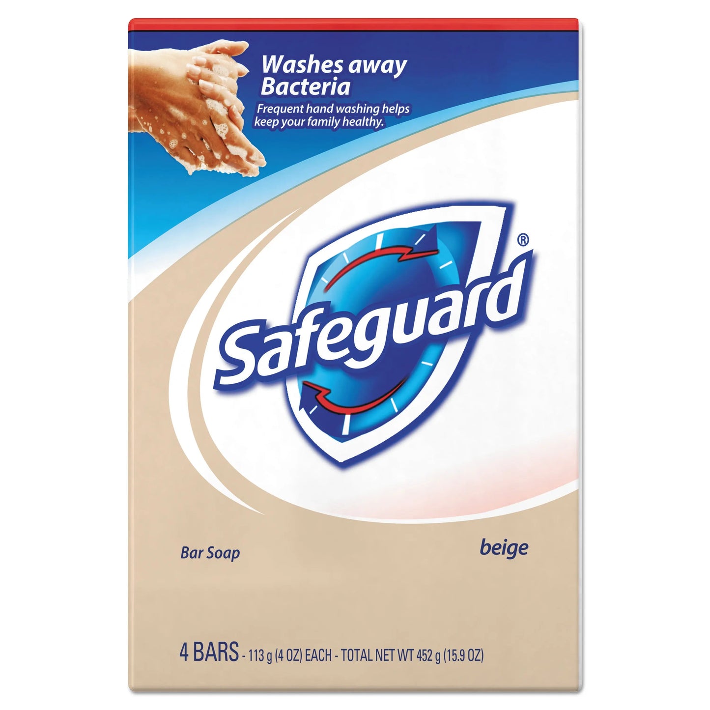 PGC08833 Deodorant Bar Soap, Light Scent, 4 Oz, 48/carton Safeguard