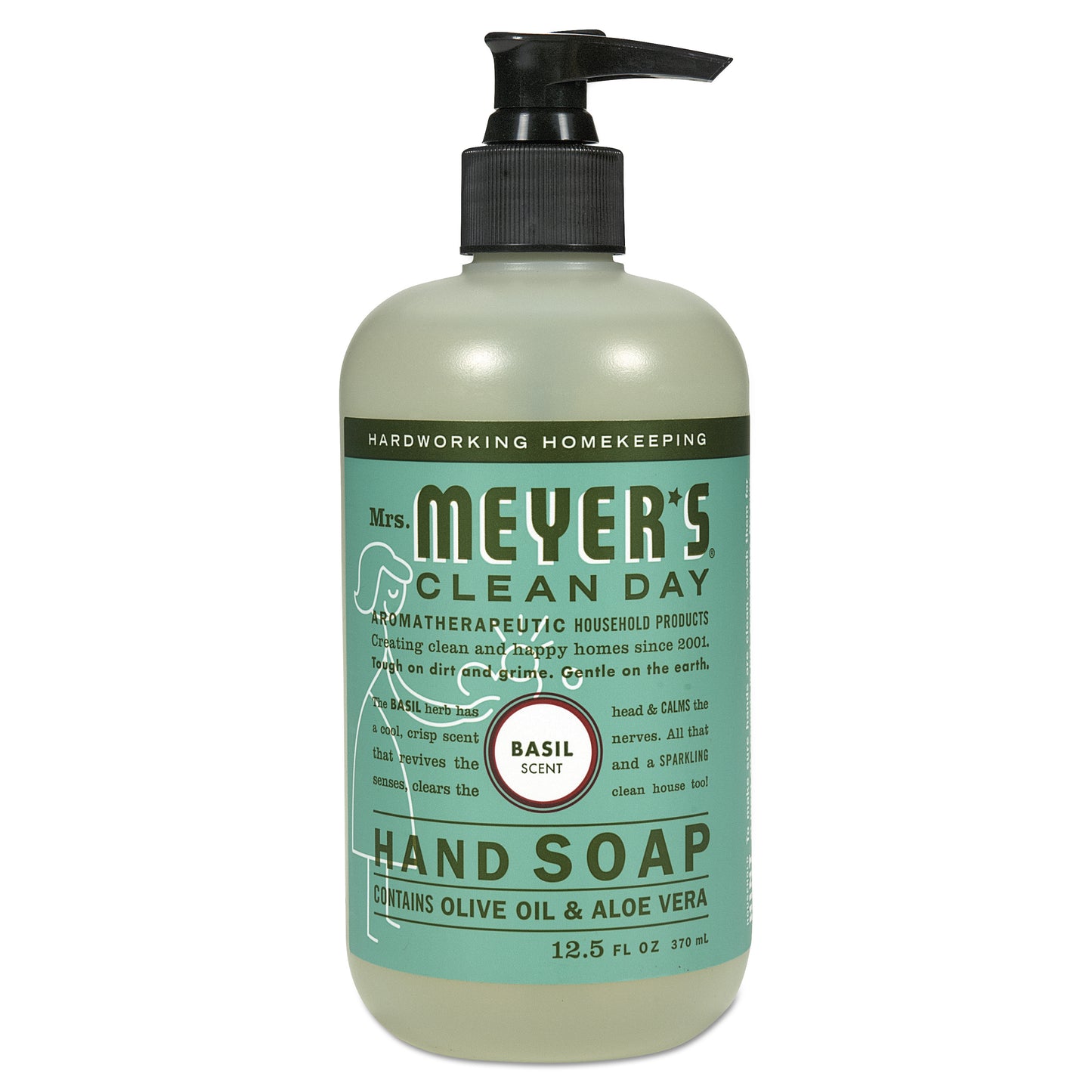 SJN651344EA Clean Day Liquid Hand Soap, Basil Scent, 12.5 oz