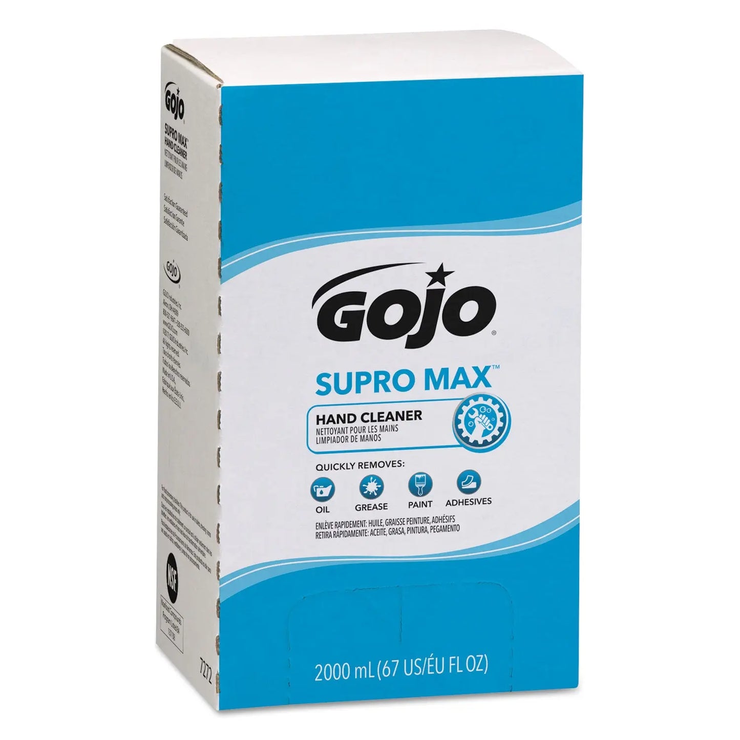 GOJ727204 SUPRO MAX Hand Cleaner Refill, Unscented, 2,000 mL GOJO