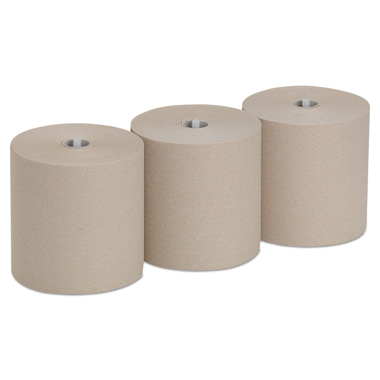GPC26496 Pacific Blue Ultra Paper Towels, 1-Ply, 7.87" x 1,150 ft, Natural, 3 Rolls/Carton