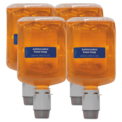 GPC43819 Pacific Blue Ultra Foam Soap Manual Dispenser Refill, Antimicrobial, Pacific Citrus Scent, 1,200 mL, 4/Carton GEORGIA PACIFIC