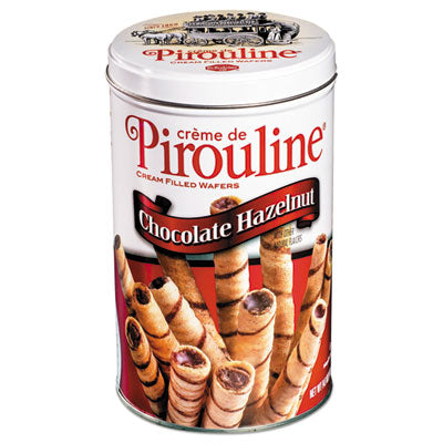 PIR05051 Chocolate Hazelnut Pirouline Rolled Wafers, 14 Oz DE BEUKELAER COPORATION