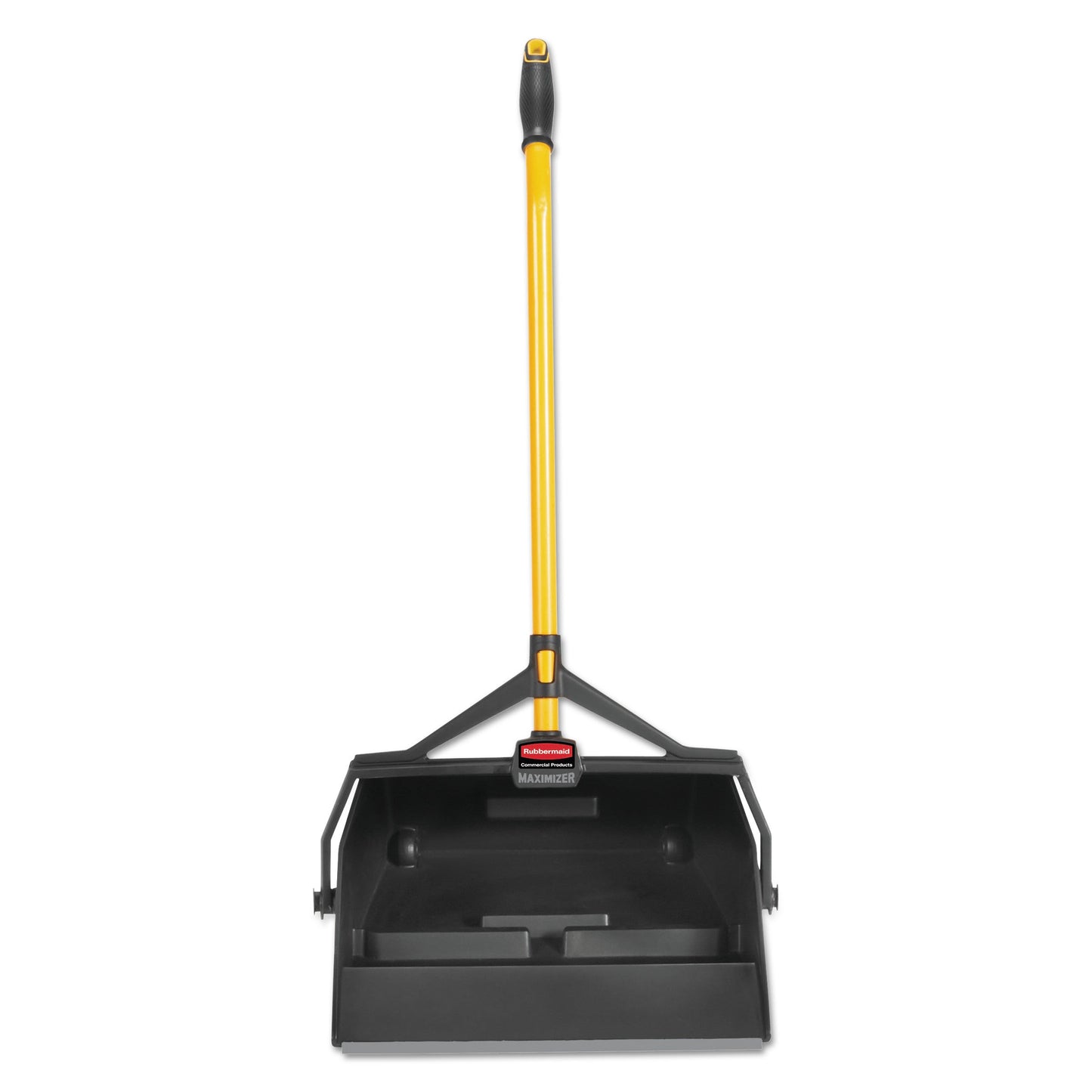 RCP2018806 Maximizer Wet/dry Debris Pan, 16.88w X 29h, Plastic, Yellow/black RUBBERMAID COMMERCIAL PROD.