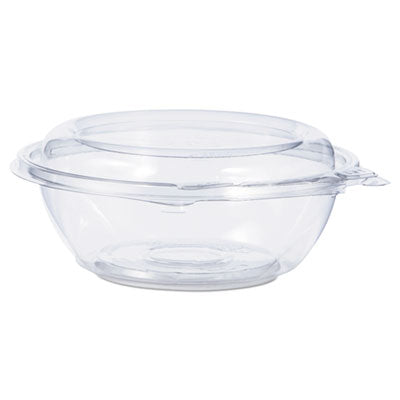 DCCCTR8BD Tamper-Resistant, Tamper-Evident Bowls with Dome Lid, 8 oz, 5.5" Diameter x 2.1" h, Clear, Plastic, 240/Carton