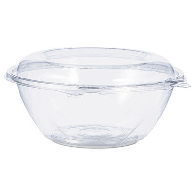 DCCCTR24BD Tamper-Resistant, Tamper-Evident Bowls with Dome Lid, 24 oz, 7" Diameter x 3.1" h, Clear, Plastic, 150/Carton