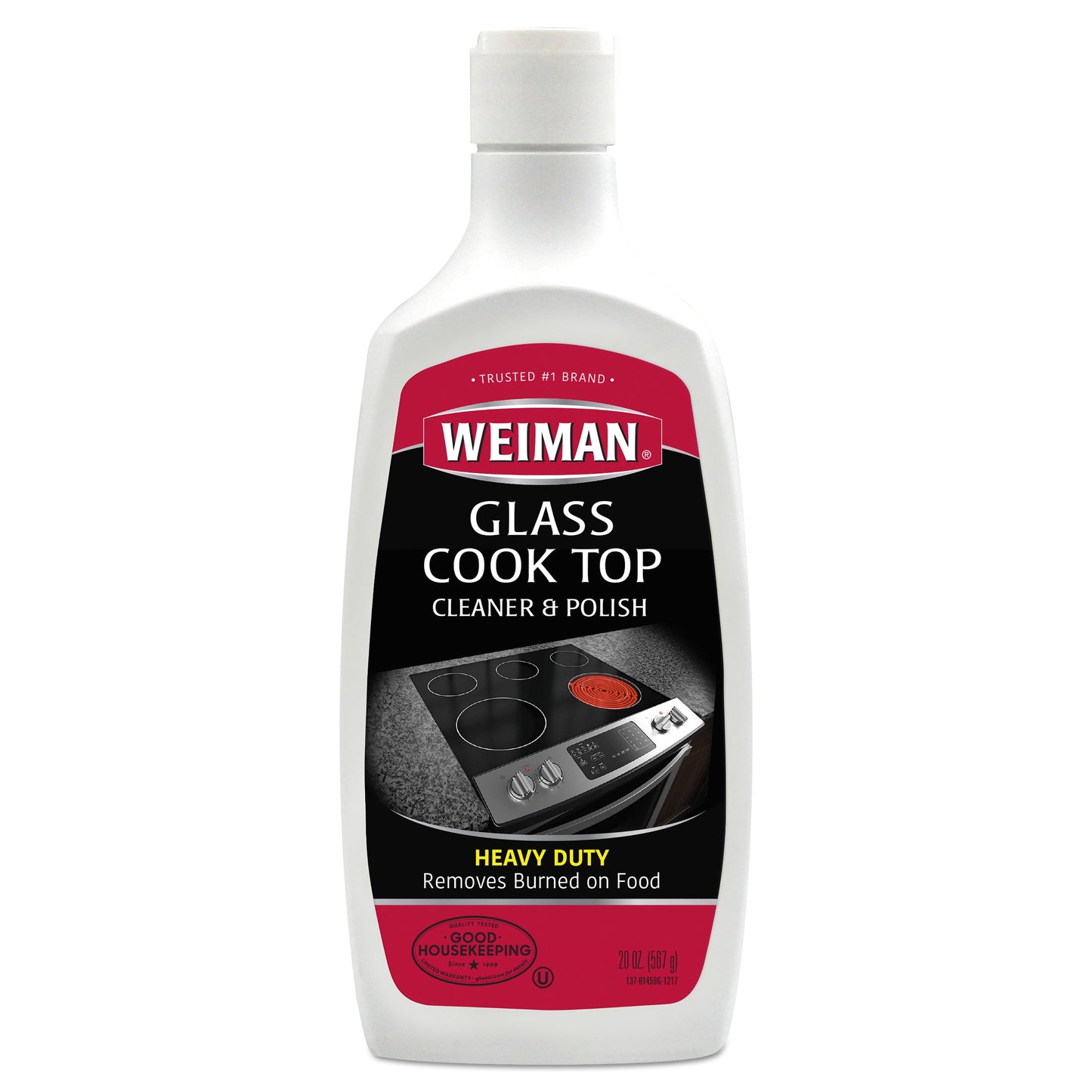 WMN137EA Glass Cook Top Cleaner And Polish, 20 Oz Squeeze Bottle WEIMAN