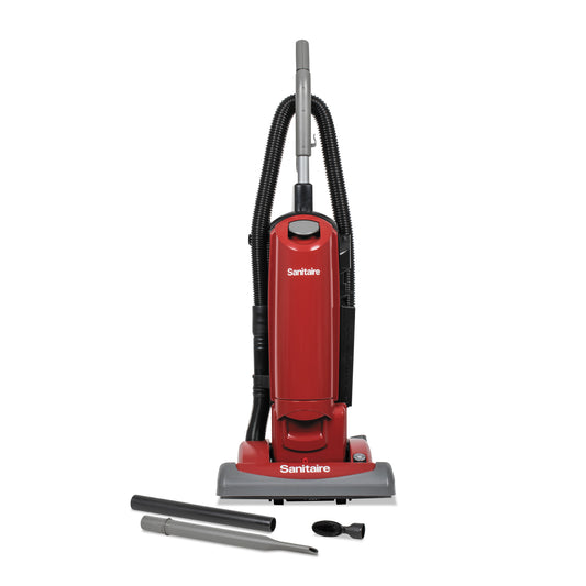 EURSC5815E Force Quietclean Upright Vacuum Sc5815d, 15" Cleaning Path, Red