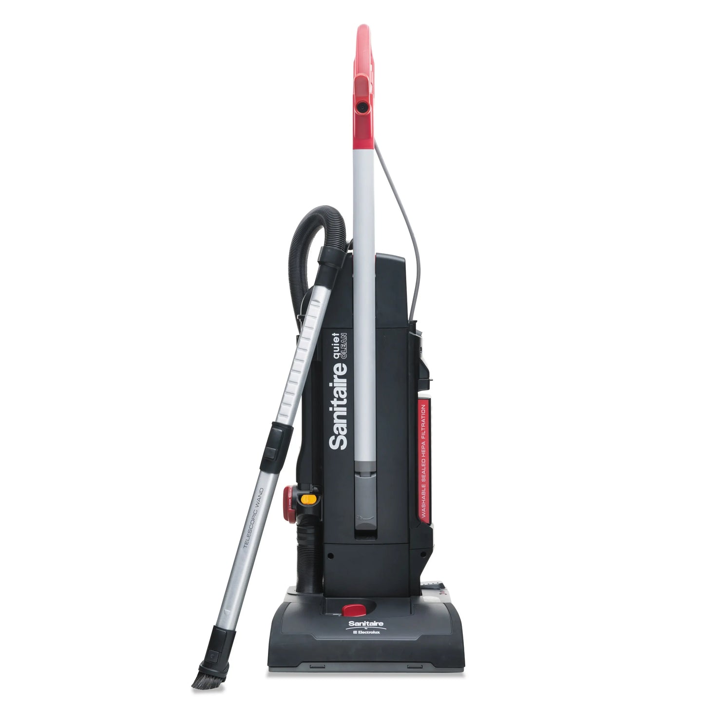 EURSC9180D MULTI-SURFACE QuietClean Two-Motor Upright Vacuum SC9180B, 13" Cleaning Path, Black Sanitaire