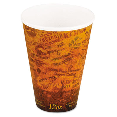 DCC12U16ESC Fusion Escape Foam Hot/cold Cups, 12 Oz, Brown/black, 1,000/carton DART