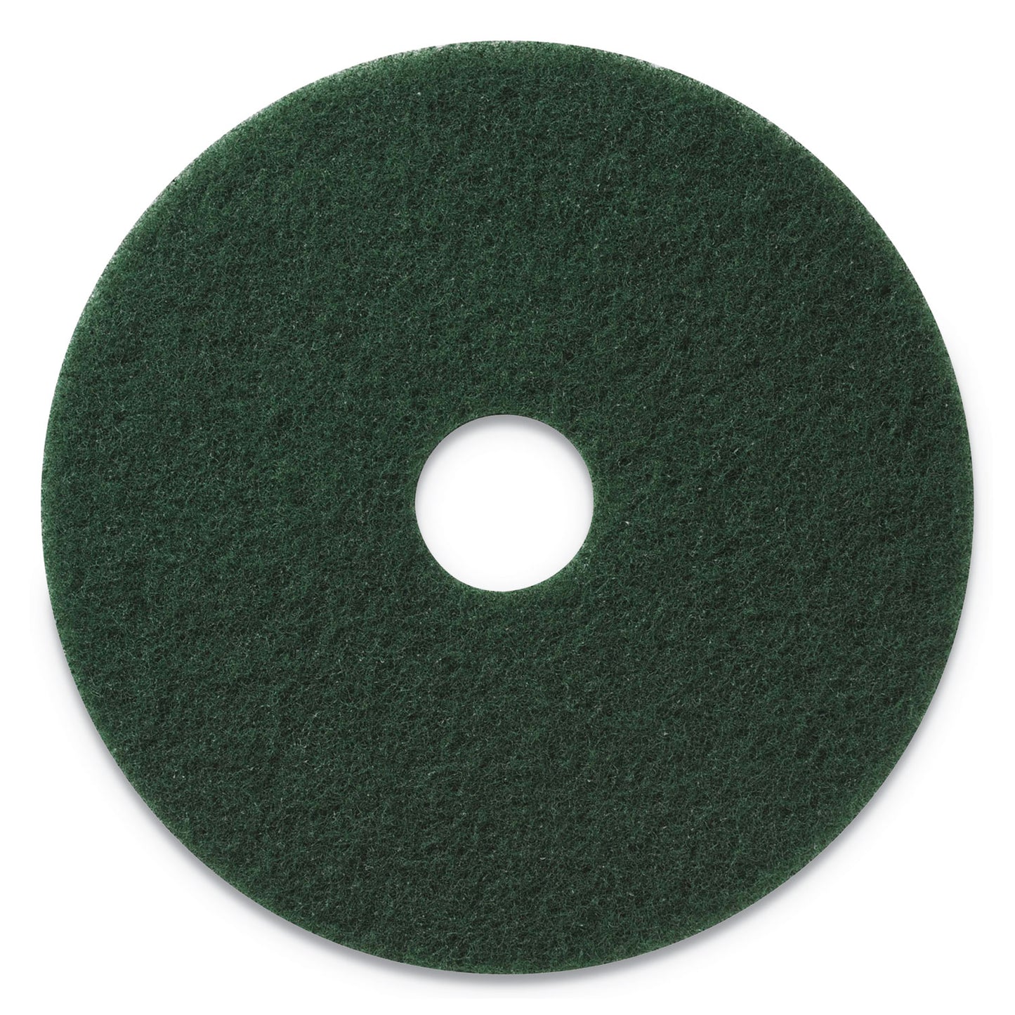 AMF400317 Scrubbing Pads, 17" Diameter, Green, 5/carton