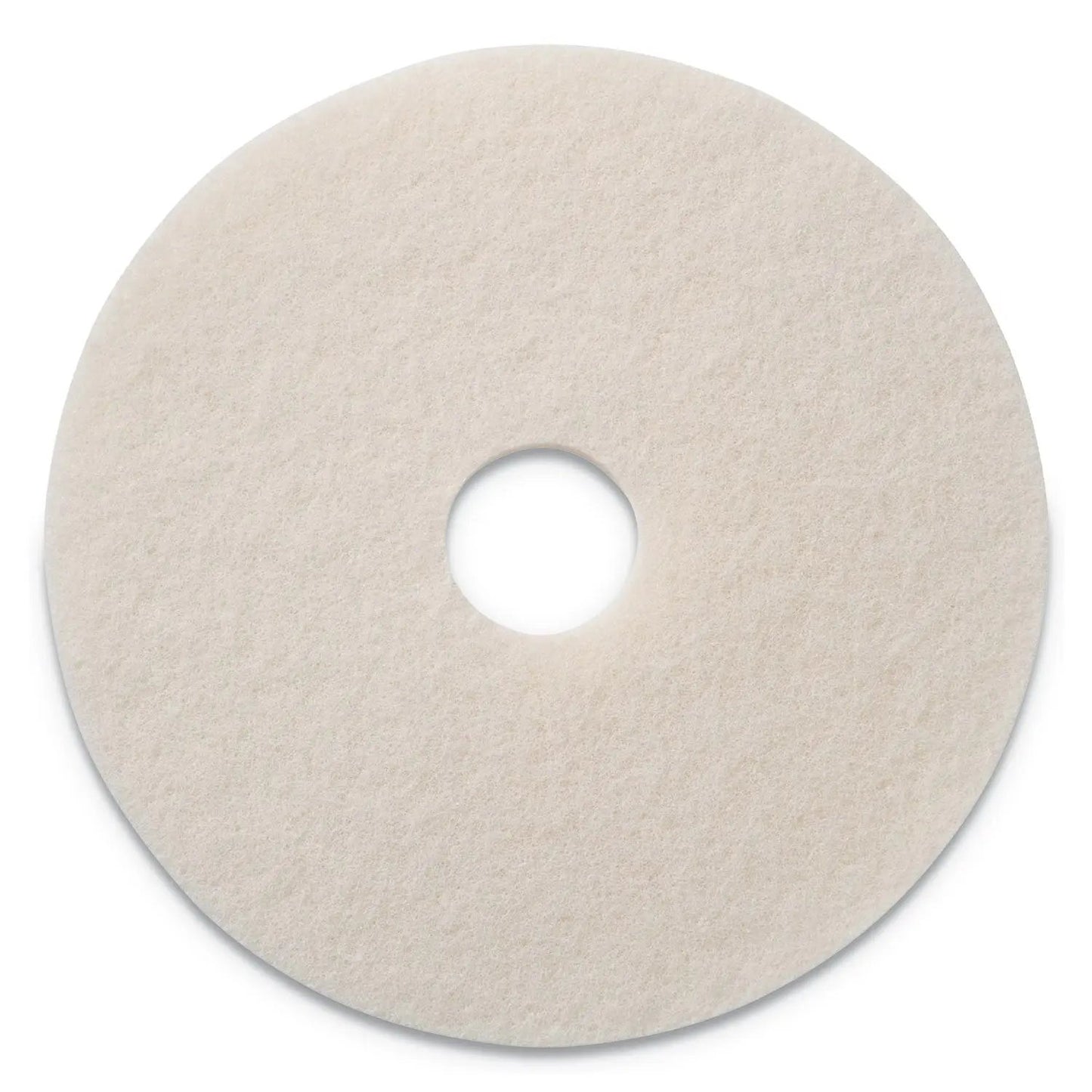 AM7401213 Polishing Pad, 13" Diameter, White, 5/Carton Americo