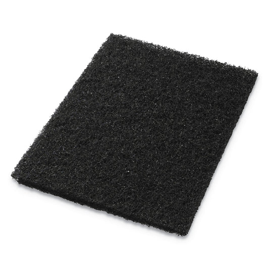 AM740011428 Scrubbing Pads, 14 x 28, Black, 5/Carton