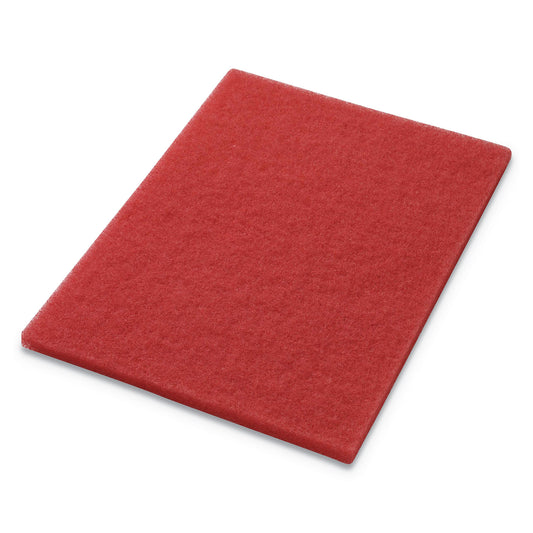 AMF40441420 Buffing Pads, 14 X 20, Red, 5/carton