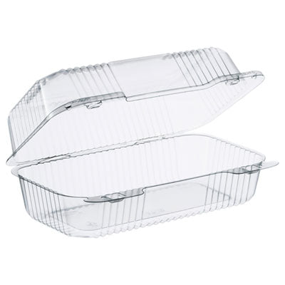 DCCC35UT1 StayLock Clear Hinged Lid Containers, 5.4 x 9 x 3.5, Clear, Plastic, 250/Carton
