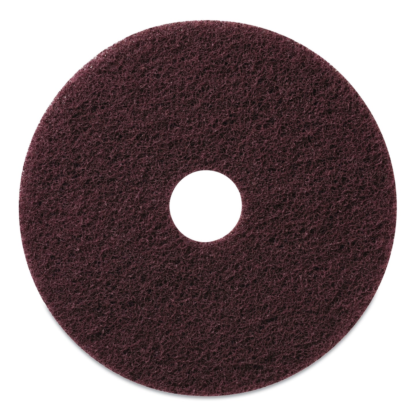AM7430520 Stripping Pad, 20" Diameter, Burgundy, 5/Carton