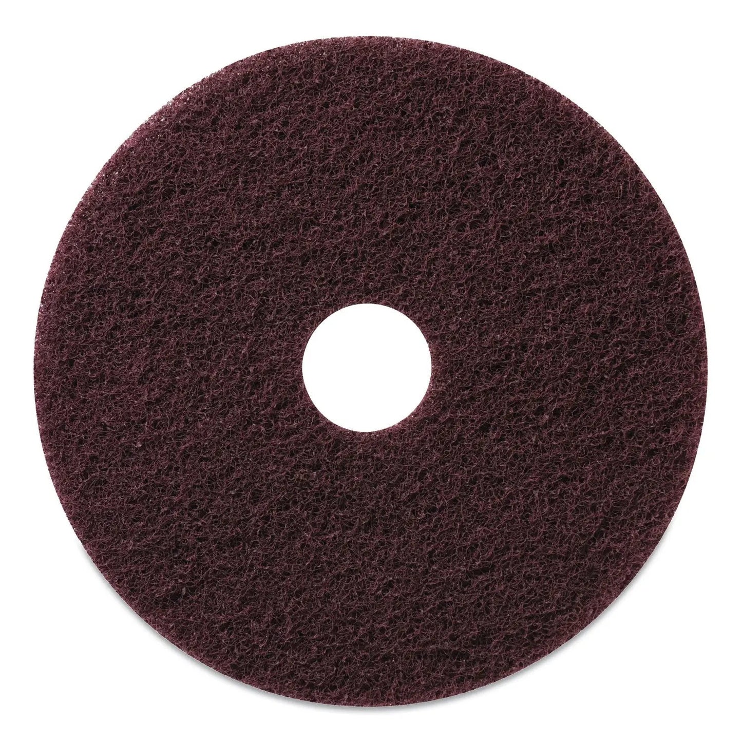 AM7430520 Stripping Pad, 20" Diameter, Burgundy, 5/Carton Americo