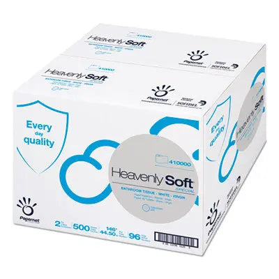 SOD410000 Heavenly Soft Toilet Tissue, Septic Safe, 2-Ply, White, 500 Sheets/Roll, 96 Rolls/Carton SOFIDEL AMERICA
