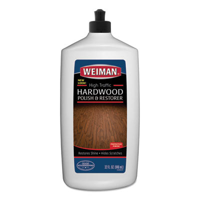 WMN523EA High Traffic Hardwood Polish And Restorer, 32 Oz Squeeze Bottle WEIMAN