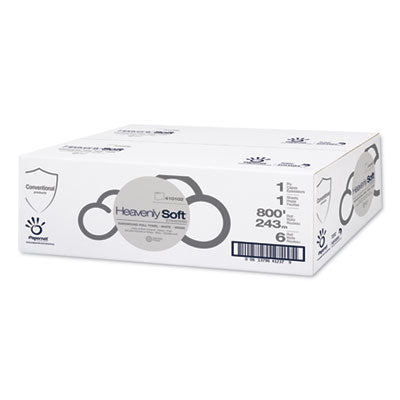 SOD410102 Heavenly Soft Standard Hardwound Roll Towel, 1-Ply, 7.8" x 800 ft, White, 6 Rolls/Carton