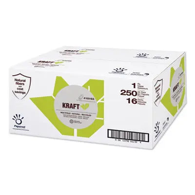 SOD410163 Kraft Tech Multi-Fold Paper Towel, Kraft, 1-Ply, 9.5 x 9.25, Brown, 16 Packs/Carton SOFIDEL AMERICA