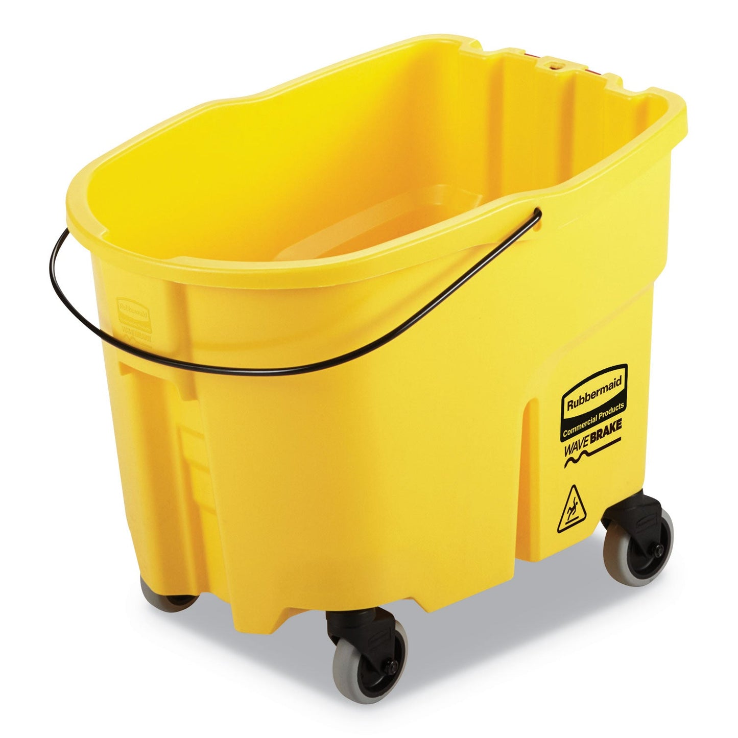 RCPFG757088YEL Wavebrake 2.0 Bucket, 8.75 Gal, Plastic, Yellow RUBBERMAID COMMERCIAL PROD.
