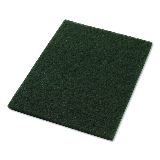 AMF40031420 Scrubbing Pads, 14 X 20, Green, 5/carton