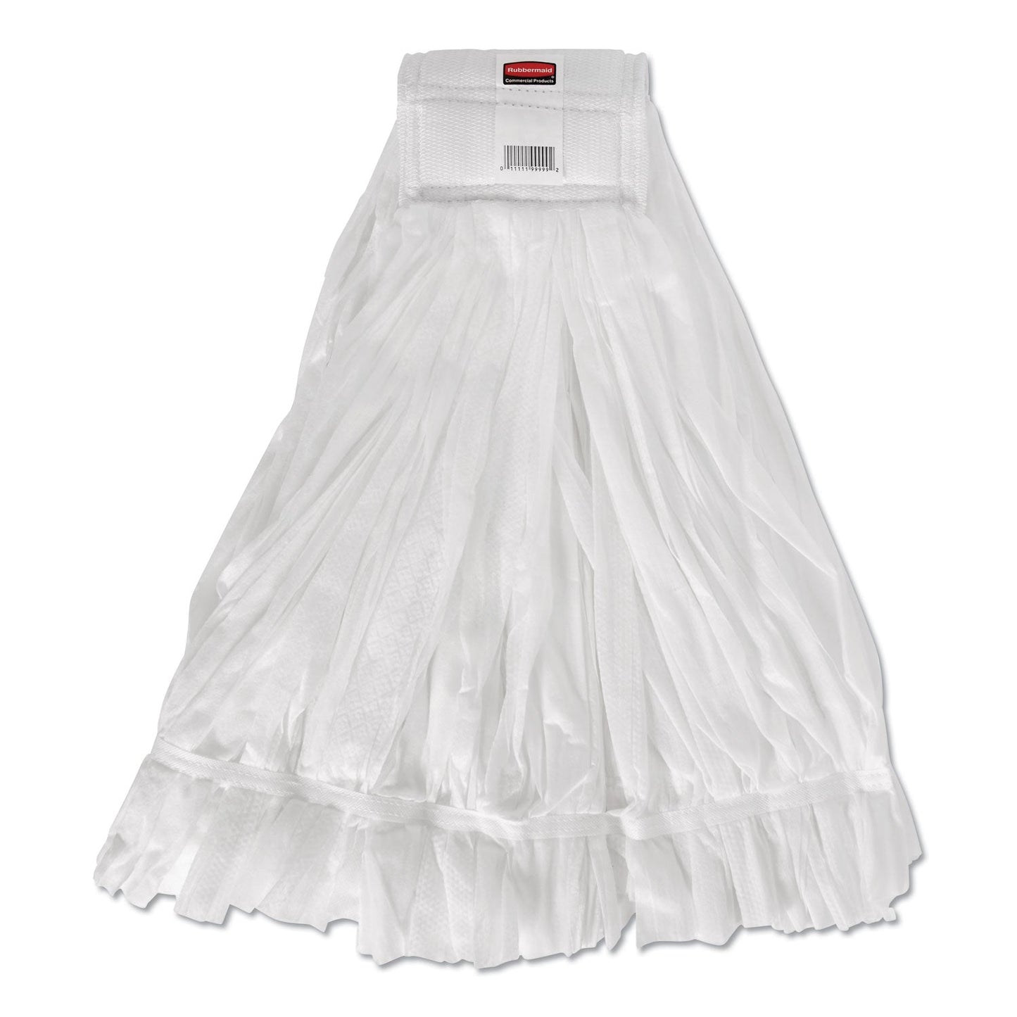 RCP2025507 Disposable Mop, Nonwoven Fiber, #24, 5" Headband, White RUBBERMAID COMMERCIAL PROD.