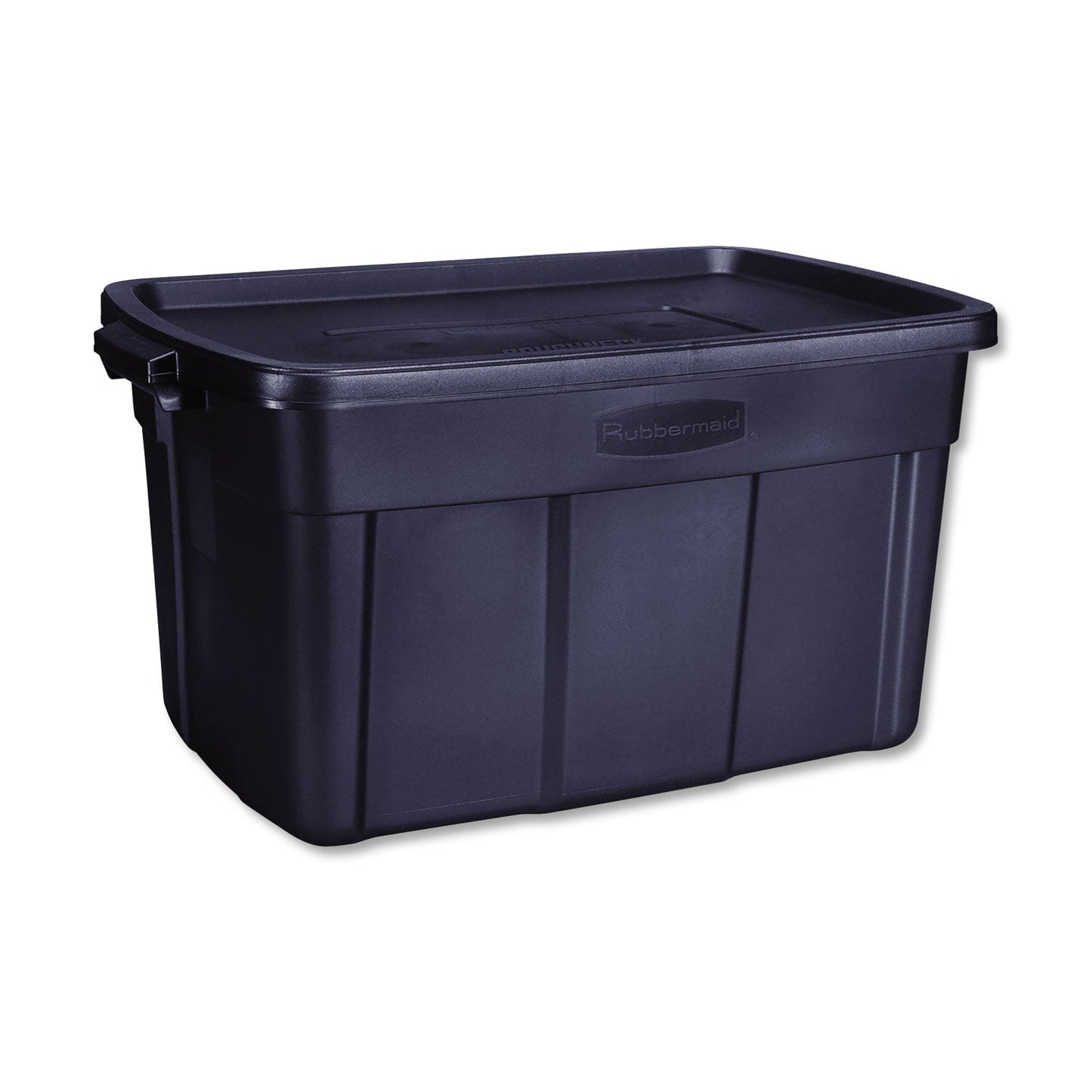 UNXRMRT310000 Roughneck Storage Box, 31 Gal, 20.4" X 32.3" X 16.7", Dark Indigo Metallic RUBBERMAID COMMERCIAL PROD.
