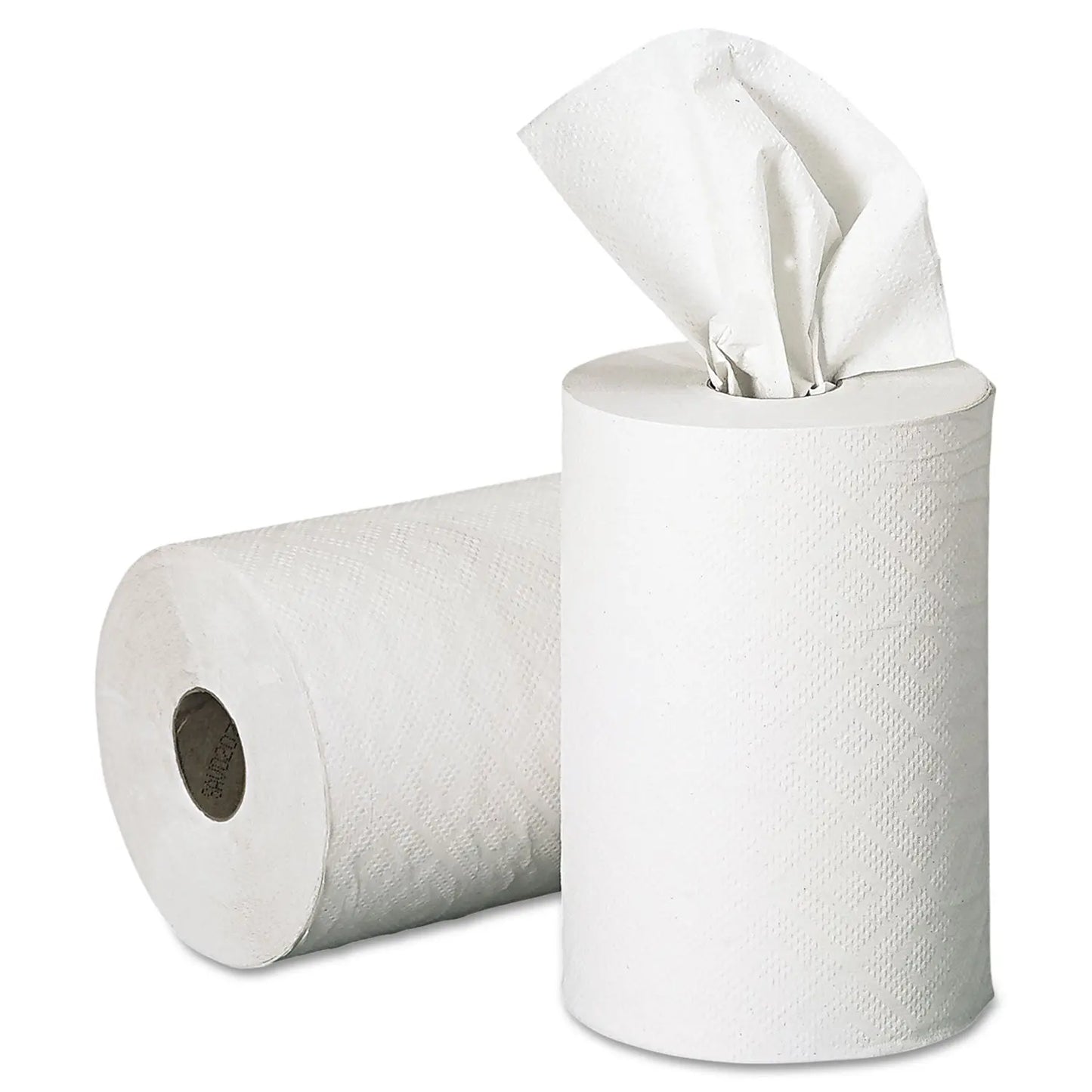 GPC28706 Pacific Blue Basic Recycled Paper Towel Roll, 1-Ply, 7.88" x 350 ft, White, 12 Rolls/Carton Georgia Pacific Professional
