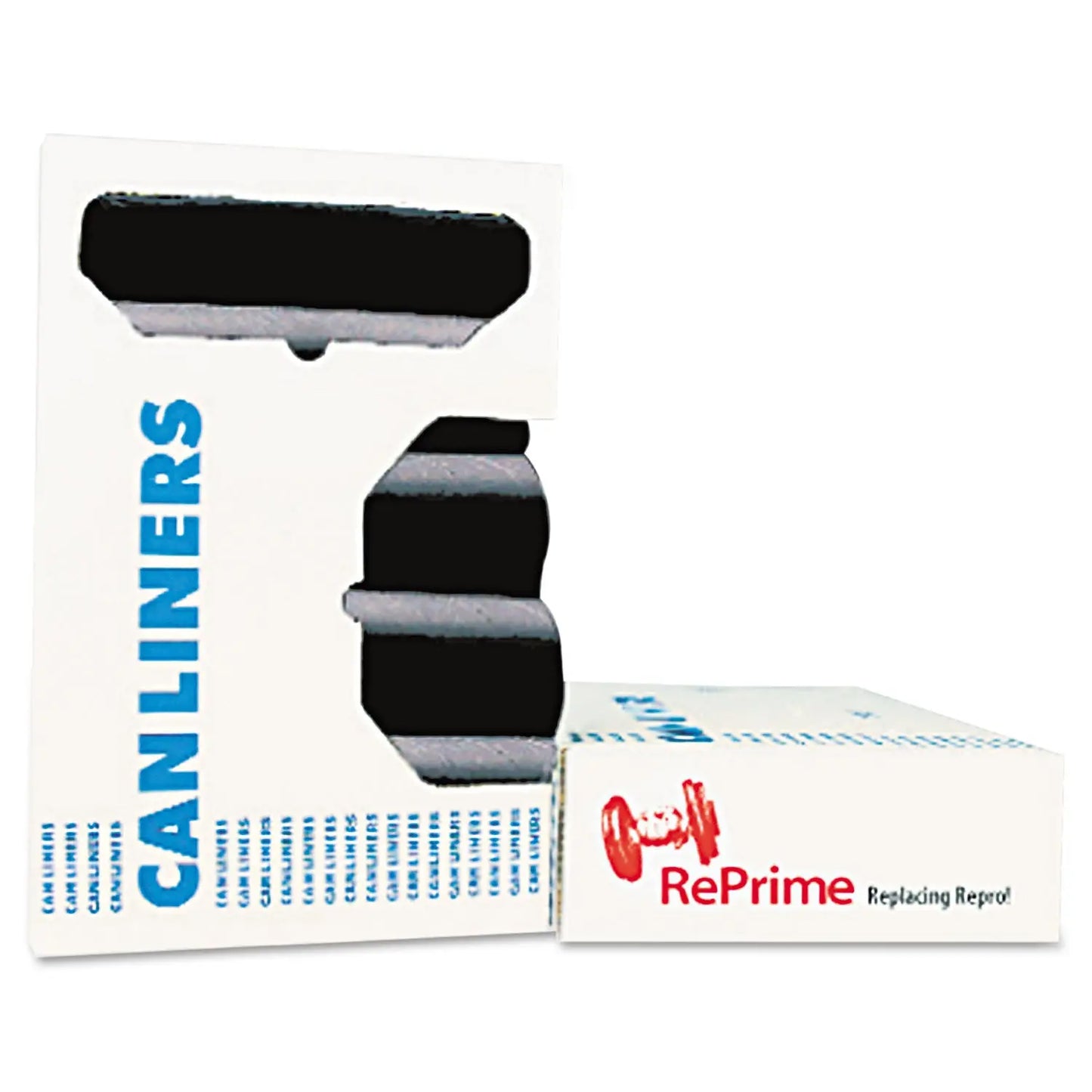 HERH6644TKR01 Linear Low Density Can Liners with AccuFit Sizing, 32 Gal, 0.9 mil, 33" x 44", Black, 20 Bags/Roll, 5 Rolls/Carton AccuFit