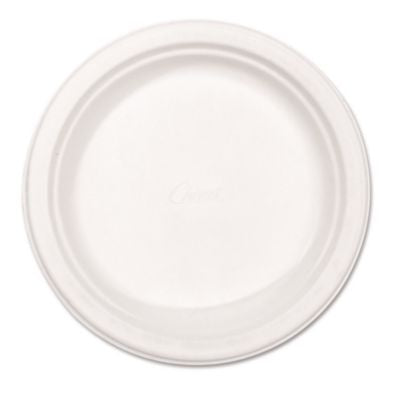HUH21227 Paper Dinnerware, Plate, 8.75" Dia, White, 500/carton
