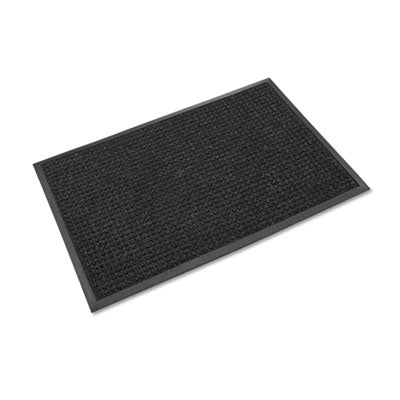 CWNSSR310CH Super-Soaker Wiper/Scraper Mat with Gripper Bottom, Rectangular, Charcoal Gray Loop Pile Surface, 36" x 10 ft CROWN MATS & MATTING