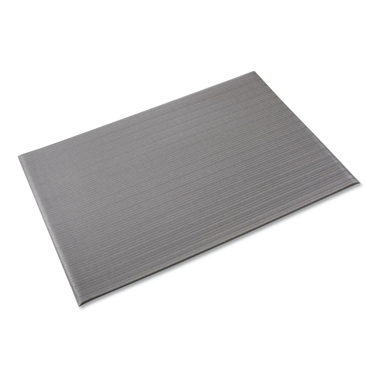 CWNFL3610GY Ribbed Vinyl Anti-Fatigue Mat, Rectangular, Gray Ribbed Surface, 36" x 10 ft Crown