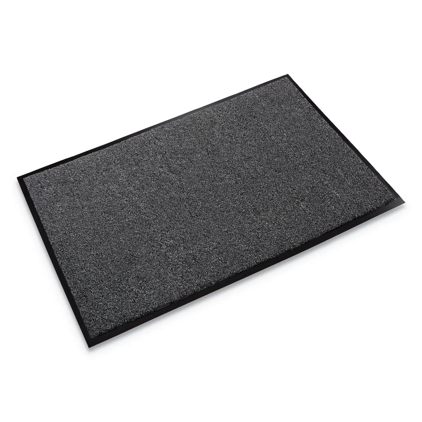 CWNGS0034CH Rely-On Olefin Indoor Wiper Mat, Rectangular, Charcoal Gray Cut Pile Surface, 36" x 48" Crown