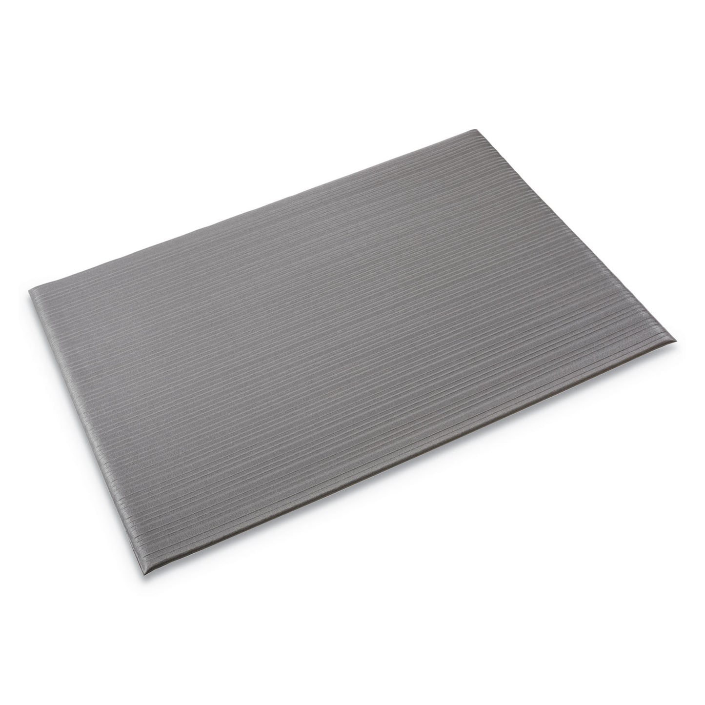 CWNFJS736GY Ribbed Vinyl Anti-Fatigue Mat, Rectangular, Gray Ribbed Surface, 27" x 36"