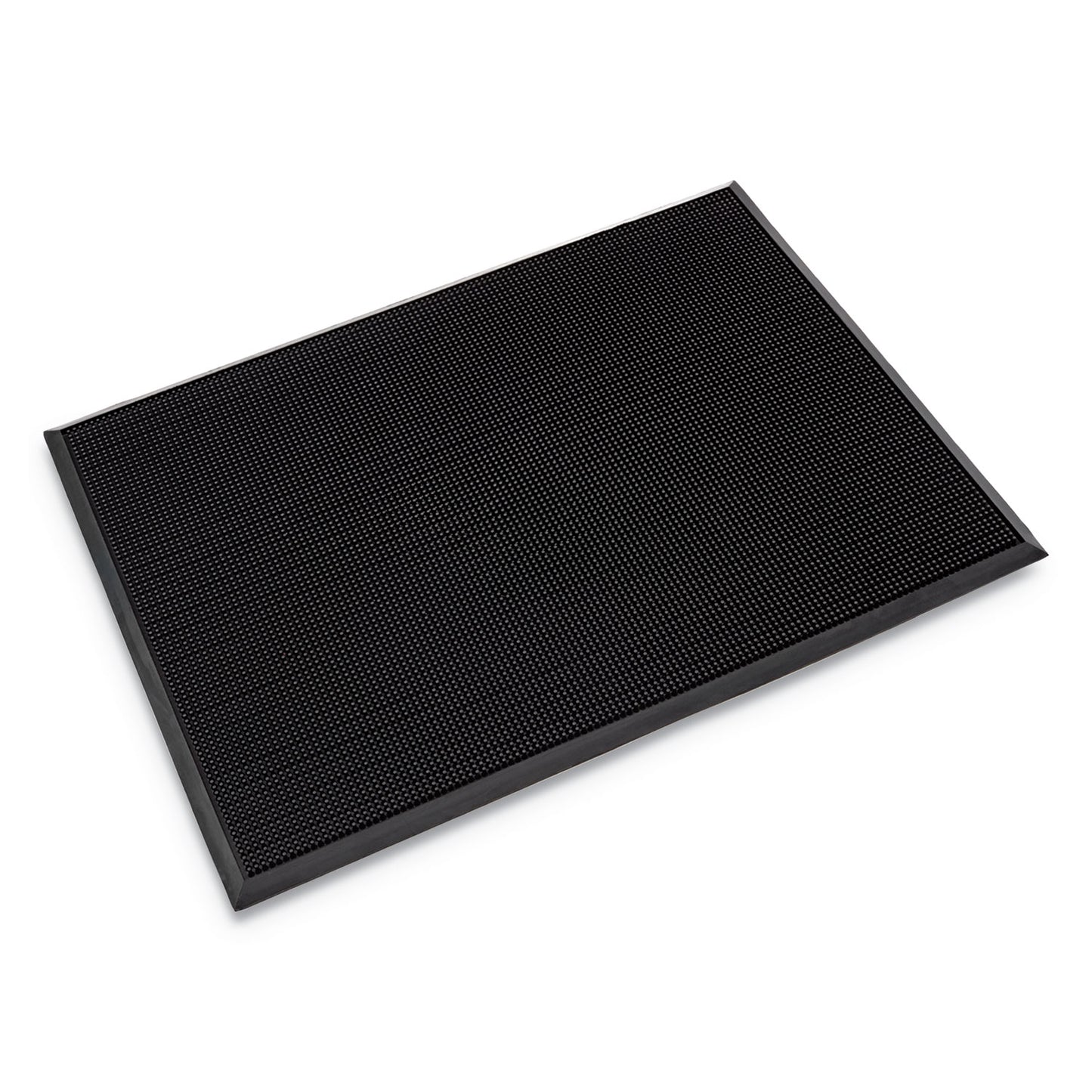 CWNMASR42BK Mat-A-Dor Entrance Scraper Mat, Black Fingertip Textured Rubber Surface, 24" x 32"