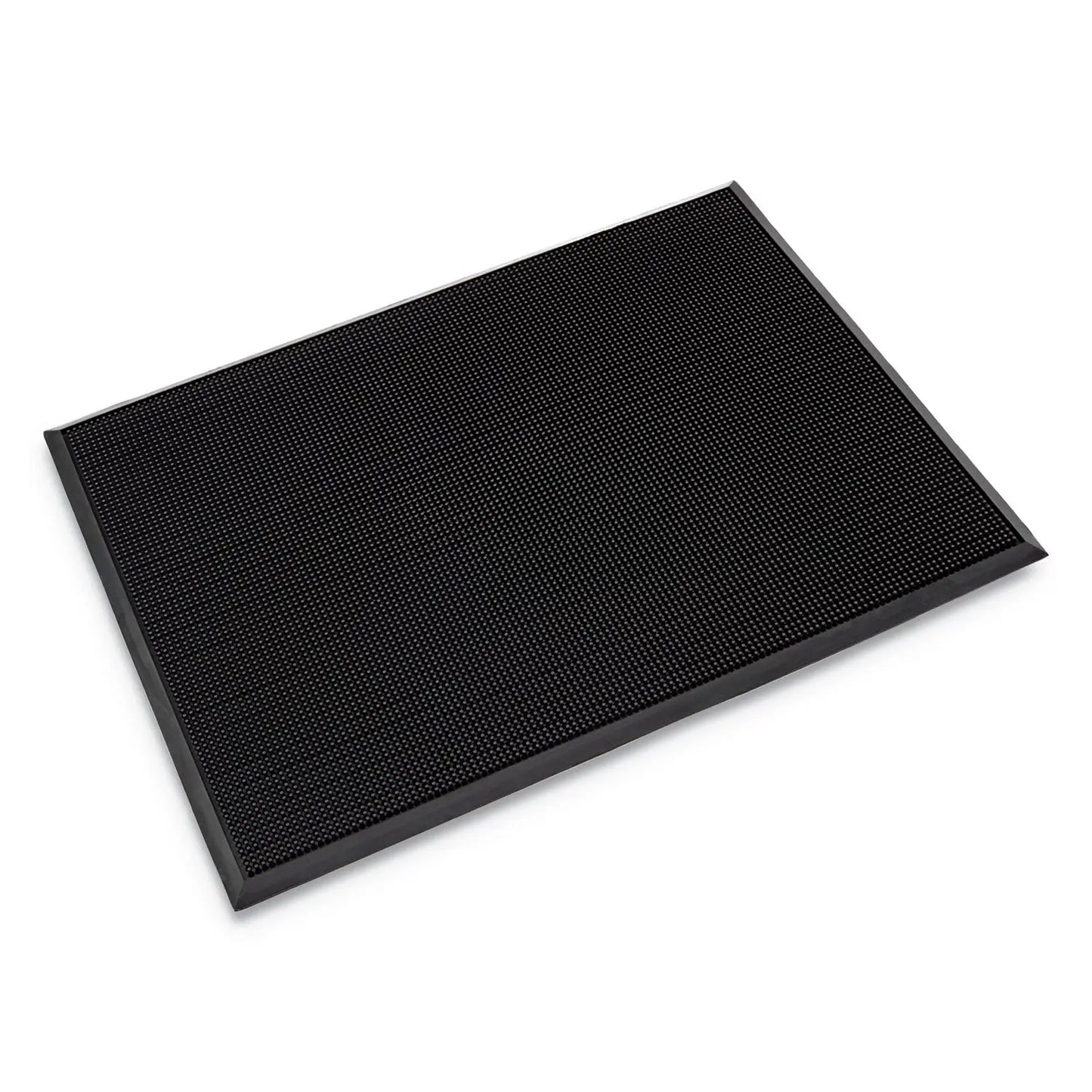 CWNMASR42BK Mat-A-Dor Entrance Scraper Mat, Black Fingertip Textured Rubber Surface, 24" x 32" Crown