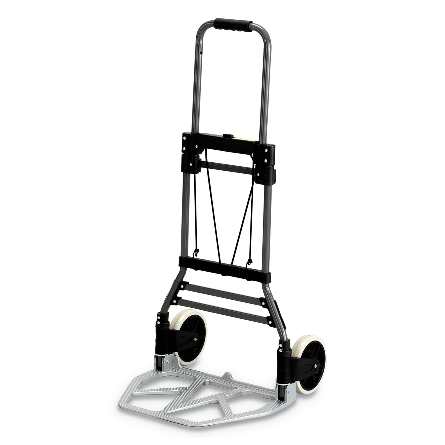 SAF4062 Stow-Away Collapsible Medium Hand Truck, 275 Lb Capacity, 19 X 17.75 X 38.75, Aluminum Safco